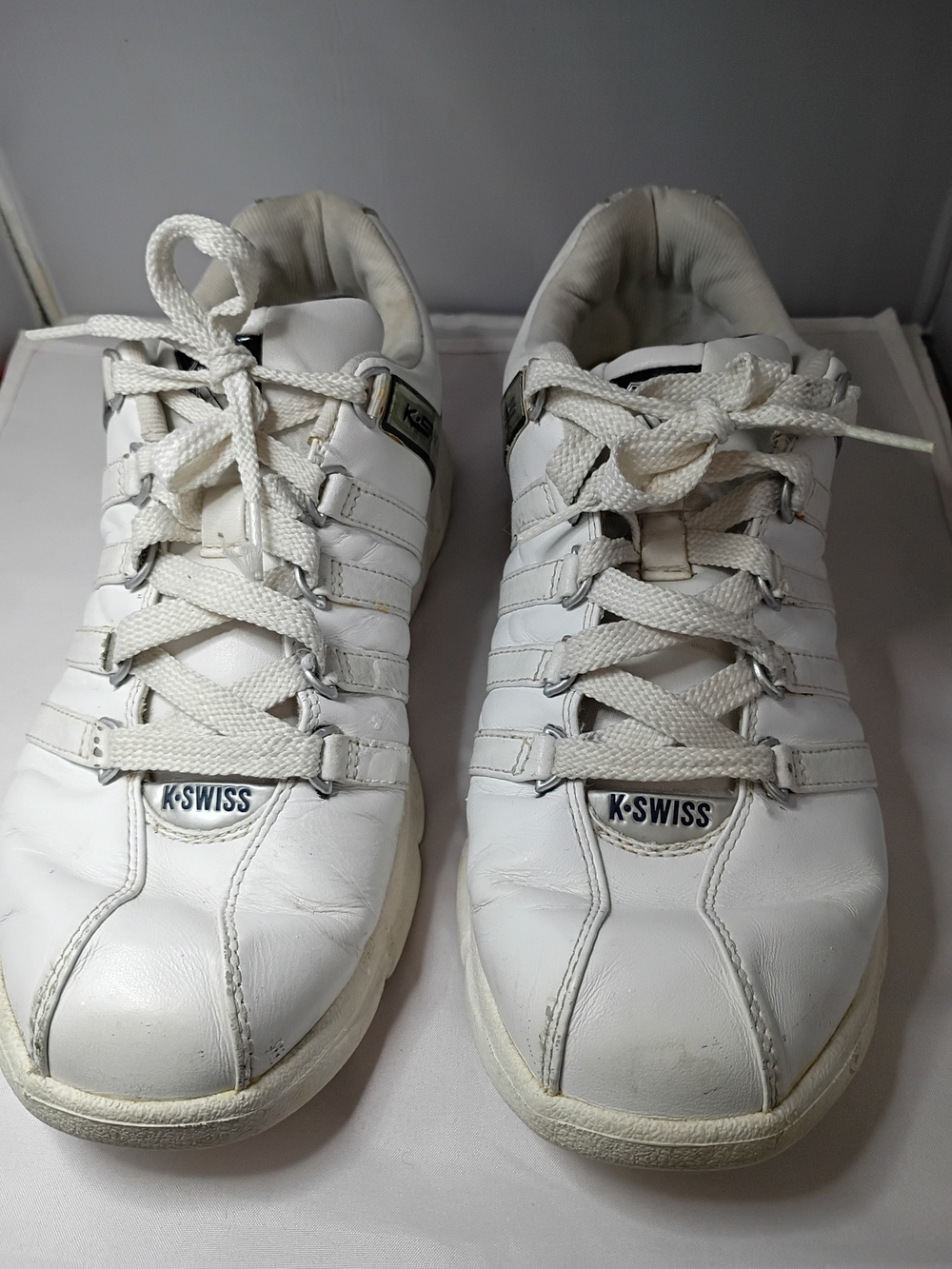 K-Swiss Limited Edition White Leather Sneakers Men's 11.5
